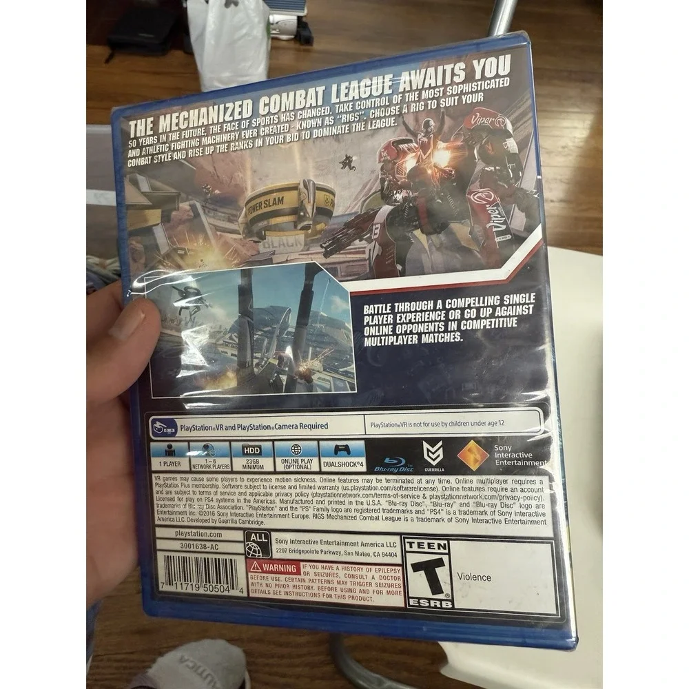 Rigs Mechanized Combat League - Sony PlayStation 4‎ PS4 - PSVR - New , Sealed